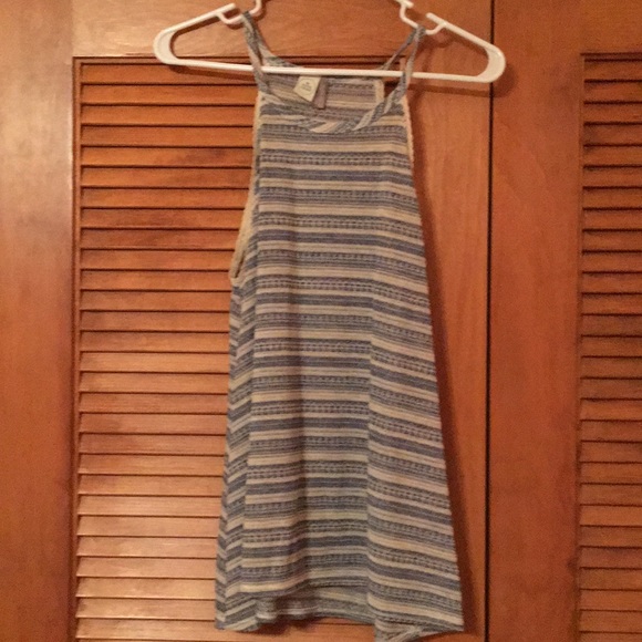 Blue and cream striped tank - Picture 5 of 7